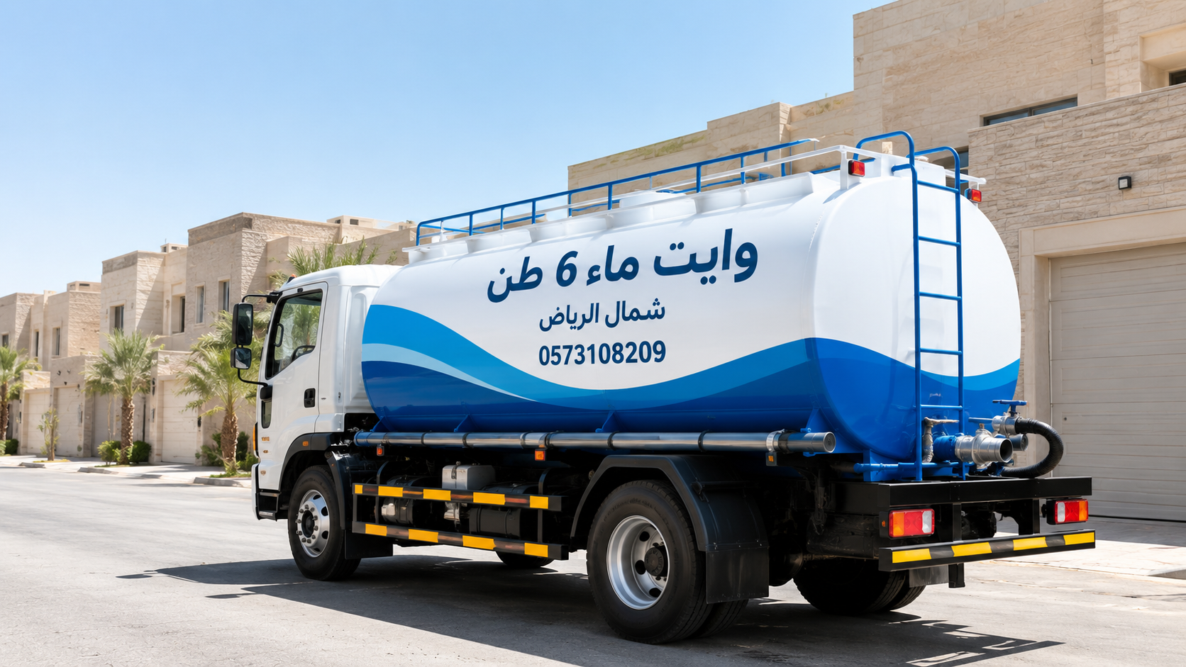 وايت مياه 6 طن شمال الرياض رقم 0573108209